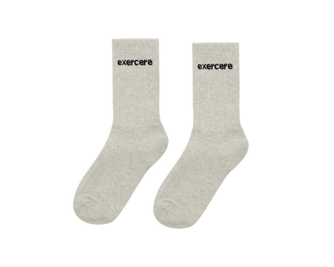 Exercere Socks One Size 3 pack socks - White, Grey, Beige