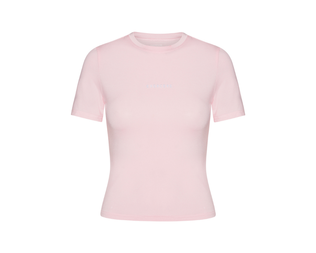 Exercere Tops Jersey T-shirt - Soft Pink