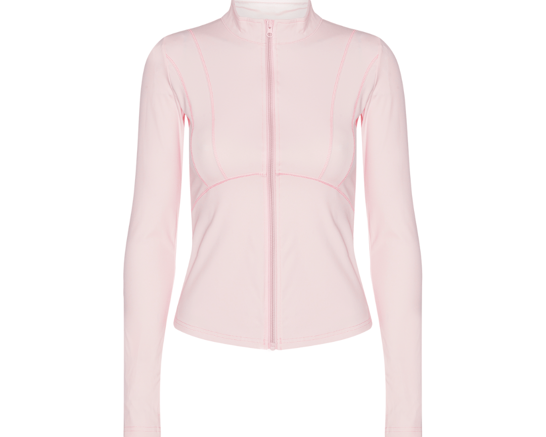 Exercere Blouses Hyper Zip Blouse - Soft Pink