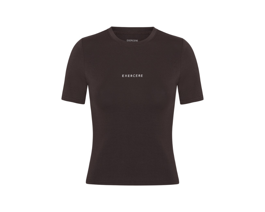 Exercere Tops Jersey T-shirt - Coffee