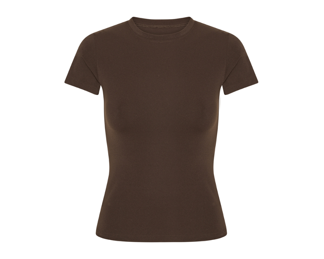 Exercere Tops Neaty Tee - Pecan Brown