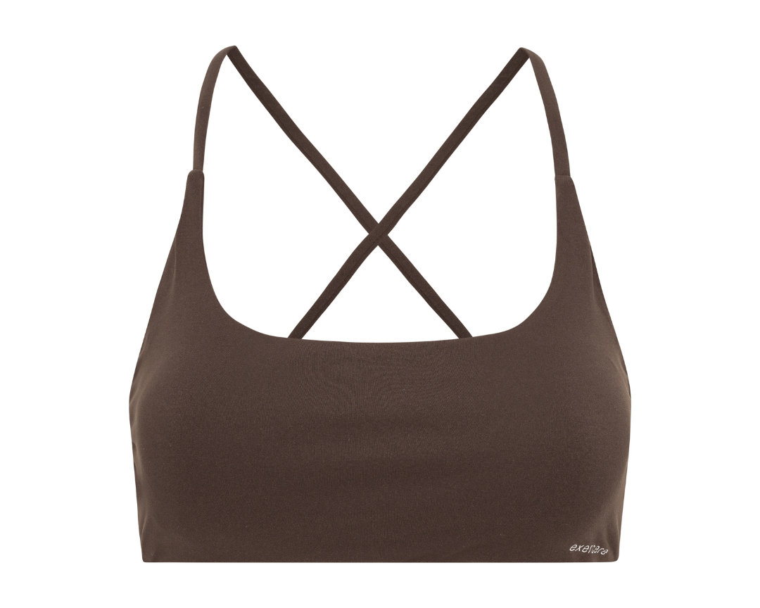 Exercere Sports Bras Sculpt Bra - Pecan Brown